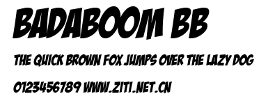 BadaBoom BB.ttf字體轉換器圖片