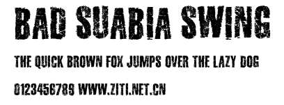 Bad Suabia Swing.otf字體轉換器圖片