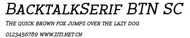 BacktalkSerif BTN SC.ttf