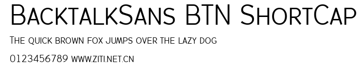 BacktalkSans BTN ShortCap.ttf
