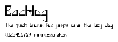 Backlog.ttf字體轉換器圖片