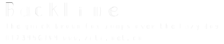 Backline.ttf字體轉換器圖片