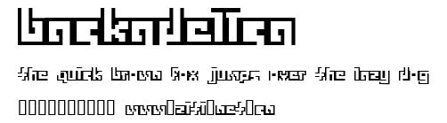 Backadelica.ttf字體轉換器圖片
