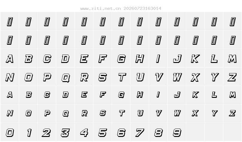 字符映射圖
