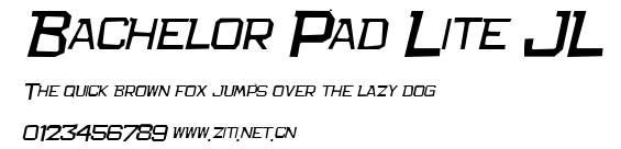 Bachelor Pad Lite JL.ttf