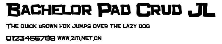 Bachelor Pad Crud JL.ttf字體轉換器圖片