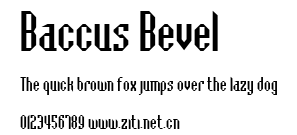 Baccus Bevel.ttf字體轉換器圖片