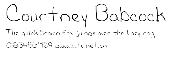 Courtney Babcock.ttf
