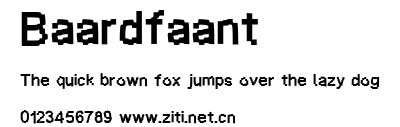 Baardfaant.otf字體轉換器圖片