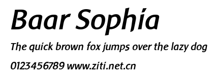 Baar Sophia.ttf字體轉換器圖片