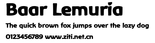 Baar Lemuria.ttf字體轉換器圖片