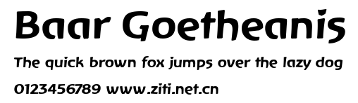 Baar Goetheanis.ttf字體轉換器圖片