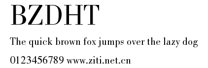 BZDHT.ttf