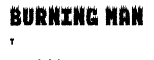 BURNING MAN.ttf字體轉換器圖片