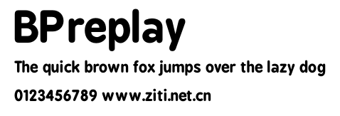 BPreplay.otf字體轉換器圖片