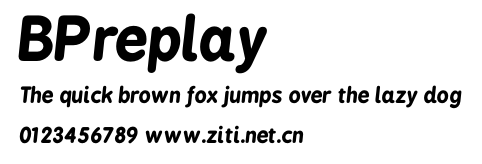 BPreplay.otf字體轉換器圖片