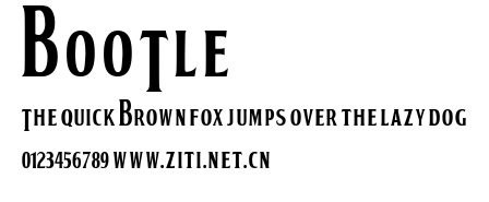 BOOTLE.ttf字體轉換器圖片