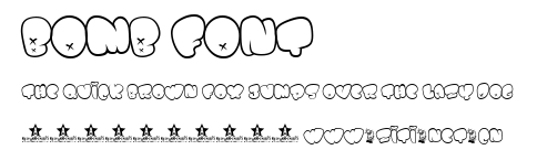 BOMB FONT.ttf字體轉換器圖片