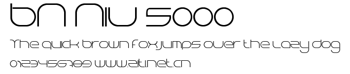BN Niv 5000.ttf