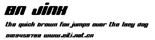 BN Jinx.ttf字體轉換器圖片