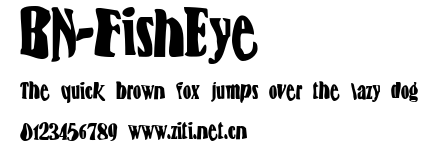 BN-FishEye.ttf字體轉換器圖片