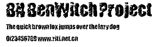 BN BenWitch Project.ttf字體轉換器圖片