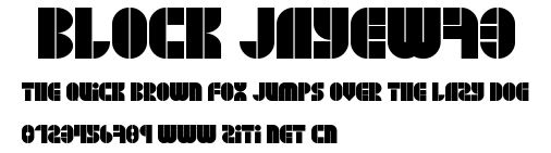  BLOCK JayeW73.ttf