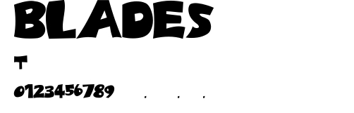 BLADES.ttf字體轉換器圖片