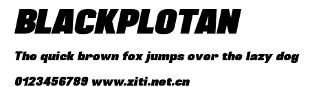 BLACKPLOTAN.otf字體轉換器圖片