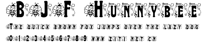BJF Hunnybee.ttf字體轉換器圖片
