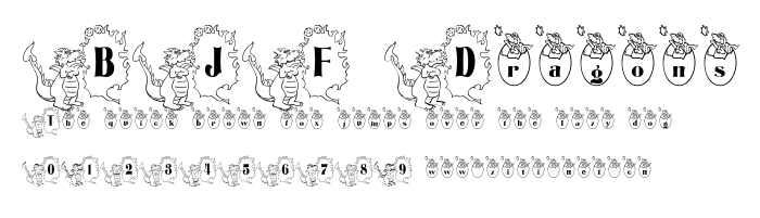 BJF Dragons.ttf字體轉換器圖片