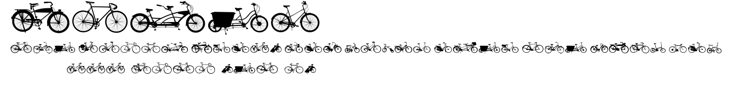 BIKES.ttf字體轉換器圖片