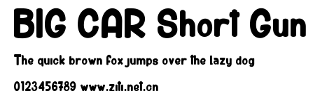 BIG CAR Short Gun.ttf