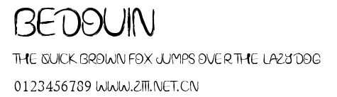 BEDOUIN.otf字體轉換器圖片