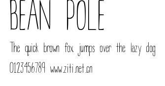 BEAN POLE.ttf