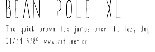 BEAN POLE XL.ttf