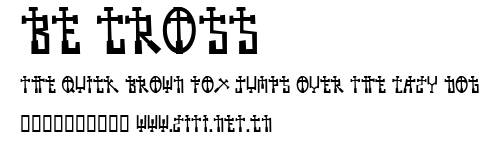 BE CROSS.ttf