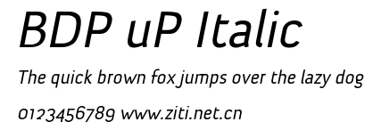 BDP uP Italic.ttf字體轉換器圖片