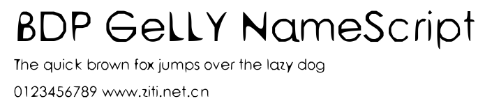 BDP GeLLY NameScript.ttf