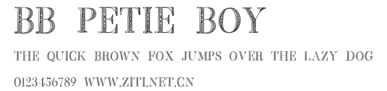 BB Petie Boy.ttf字體轉換器圖片