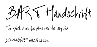 BART Handschrift.ttf