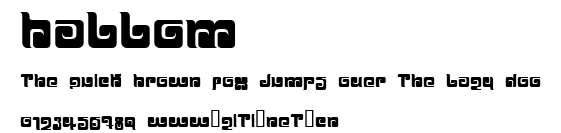 BALLOM.ttf字體轉換器圖片