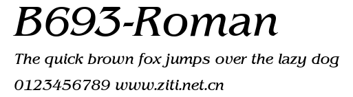 B693-Roman.ttf字體轉換器圖片