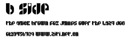B SIDE.ttf