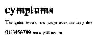 cymptums.ttf字體轉換器圖片