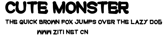 cute monster.ttf