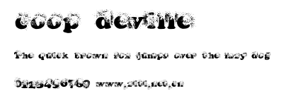 coop deville.ttf字體轉換器圖片