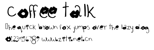 coffee talk.ttf