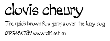 clovis cheury.ttf