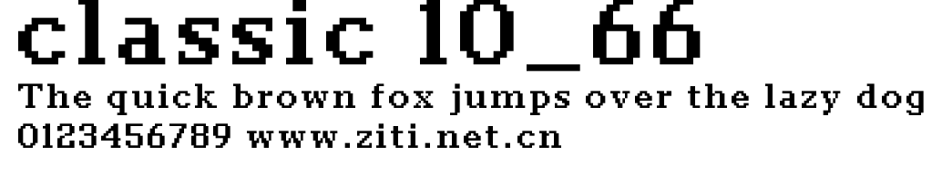 classic 10_66.ttf字體轉換器圖片